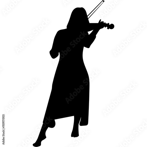 Jazz Musician Silhouette. Musicians vector silhouettes. 