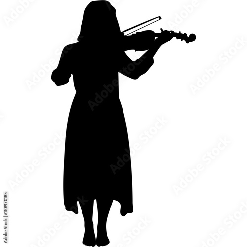 Jazz Musician Silhouette. Musicians vector silhouettes. 