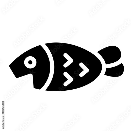 Fins Fish Animal Glyph Icon