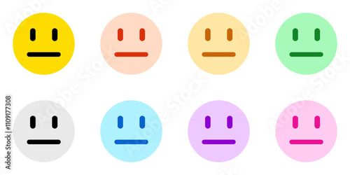 Editable neutral, poker face vector icon. Part of a big icon set family. Perfect for web and app interfaces, presentations, infographics, etc