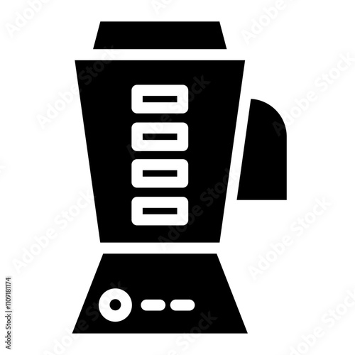 Blender Cooking Drink Glyph Icon