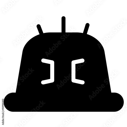 Alert Police Light Glyph Icon