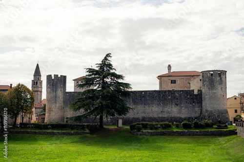 old castle in the city