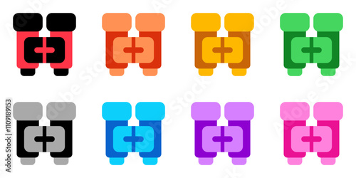 Editable binocular, search vector icon. Part of a big icon set family. Perfect for web and app interfaces, presentations, infographics, etc
