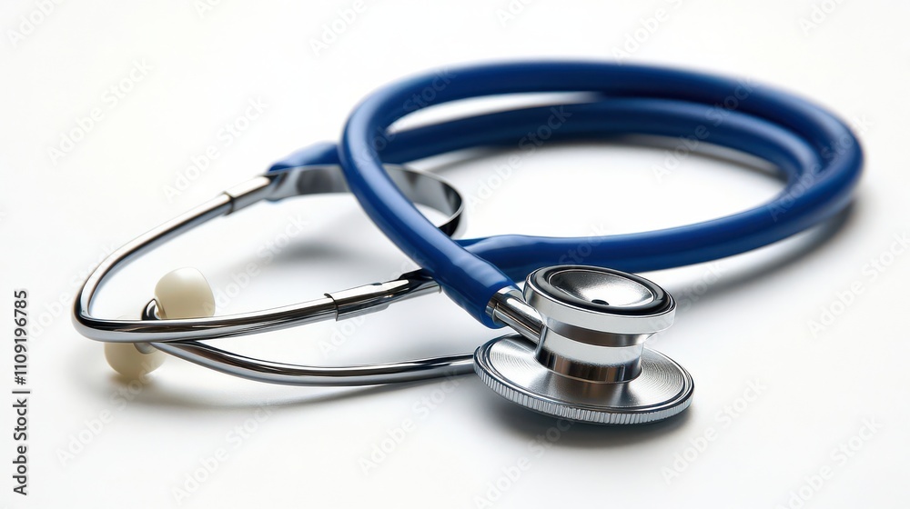 Medical Stethoscope on White Background Medical Stethoscope on White Background