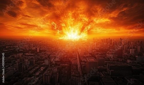 Wallpaper Mural moment of explosion in the metapolitics of the apocalypse, Torontodigital.ca