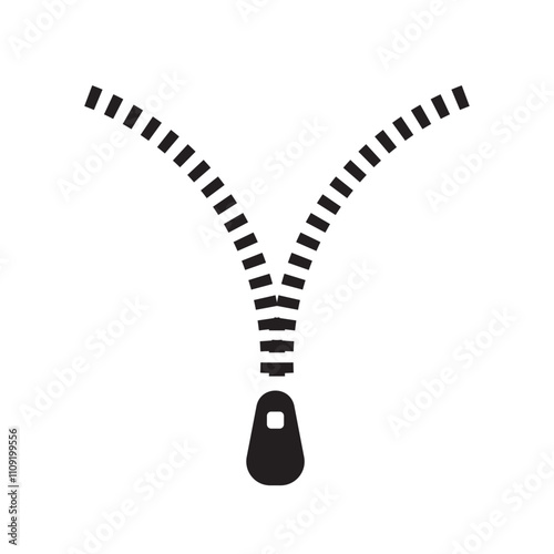 open zipper icon 