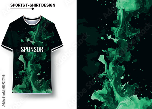 Sports t-shirt jersey design concept, sports jersey concept with front and back view for Soccer, Cricket, Football, Volleyball, Rugby, tennis, gaming, basketball, golf, badminton and e-sports uniform