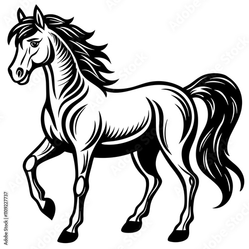 horse illustration