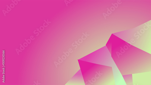 Pinkish sky with abstract rocky mountains background