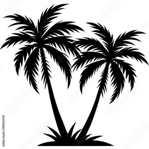 silhouette of trees