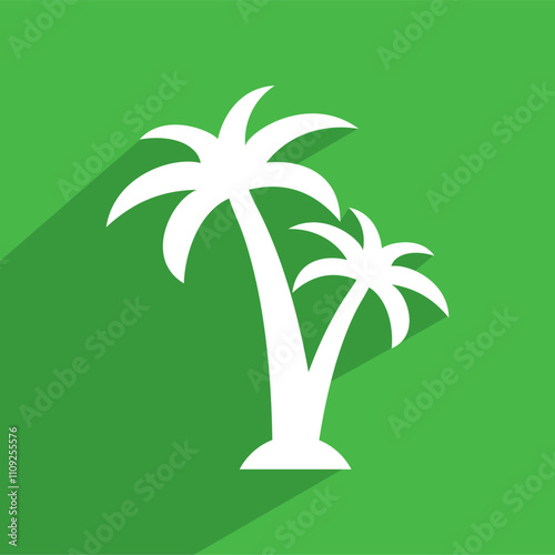 palm tree icon , beach icon