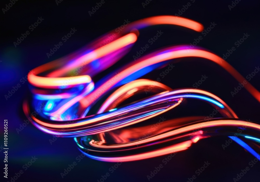 Abstract Neon Light Trails Abstract Neon Light Trails