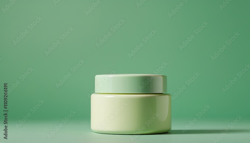 Moisturizer product for beauty care with green tones product mockup 21 Moisturizer product for beauty care with green tones product mockup 21