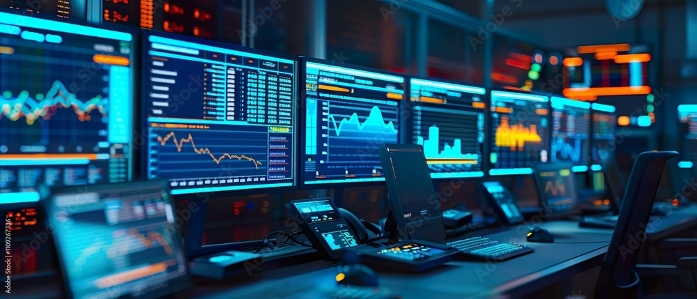 High-Quality Network Operations Center Image: Perfect for Tech Blogs, Articles, and Presentations High-Quality Network Operations Center Image: Perfect for Tech Blogs, Articles, and Presentations
