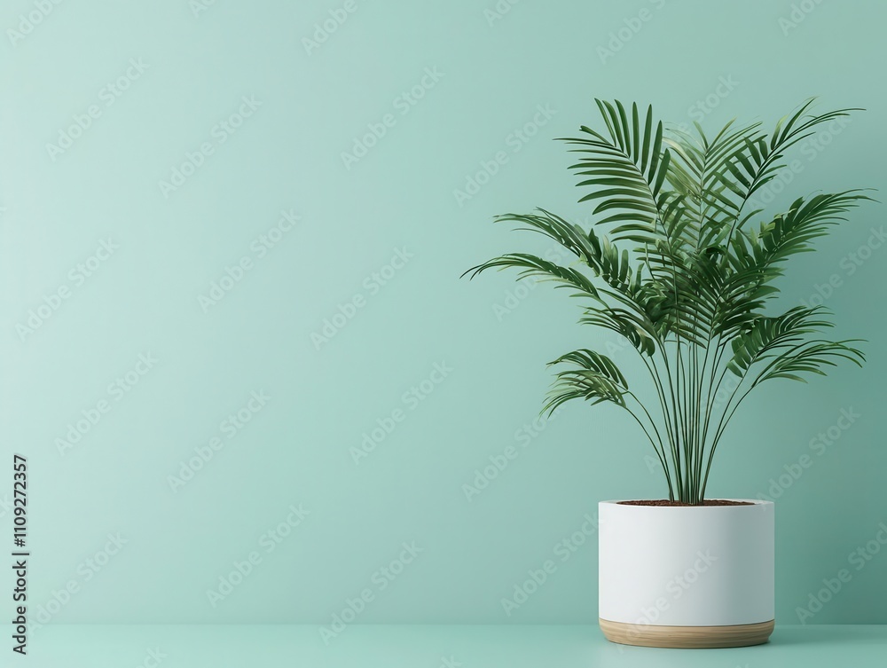 Indoor humidity generator, plants emitting water vapor, 3D illustration Indoor humidity generator, plants emitting water vapor, 3D illustration