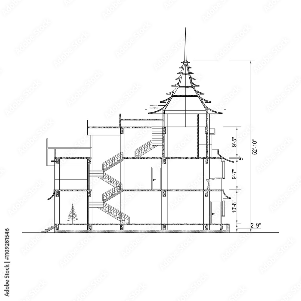 Fototapeta premium House elevation