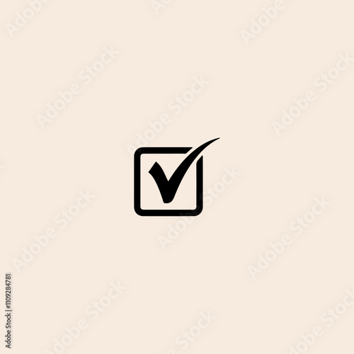 check, check mark vector icon, check mark button icon, check mark in box sign Vector design.