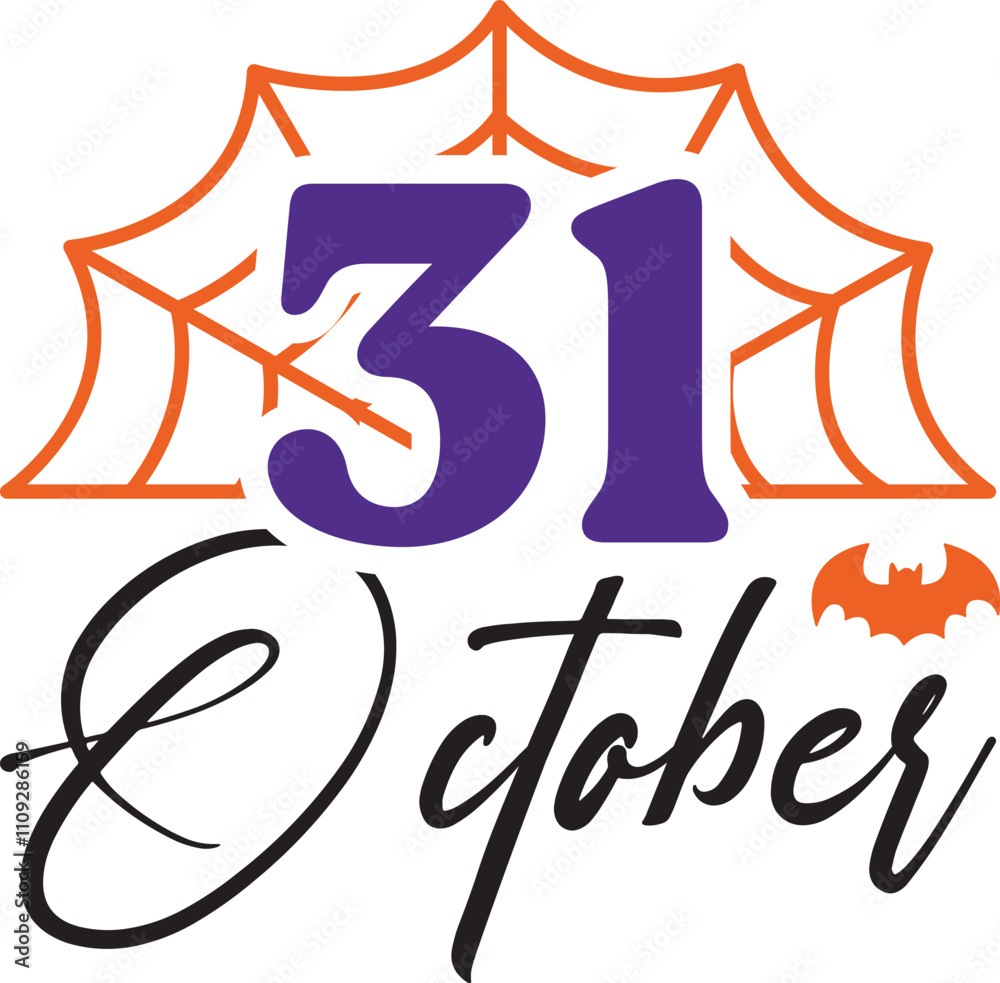 Obraz premium 31 October Retro