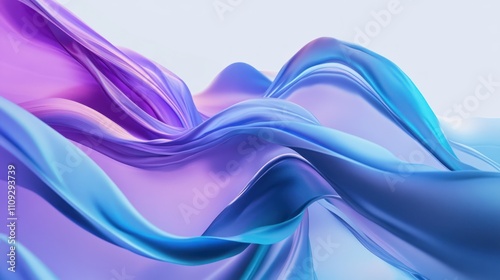 Wallpaper Mural Abstract Flowing Purple and Blue Torontodigital.ca