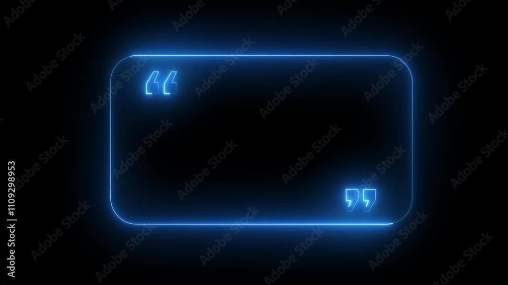 quotes neon frame frame border animated frame border place adverbs .