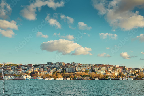 Uskudar seaside in Istanbul city, Turkey photo