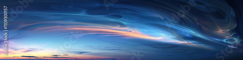 Polar Mesospheric Clouds (Noctilucent Clouds): Bright Clouds That Form in the Mesosphere - Picture a scene where polar mesospheric clouds photo