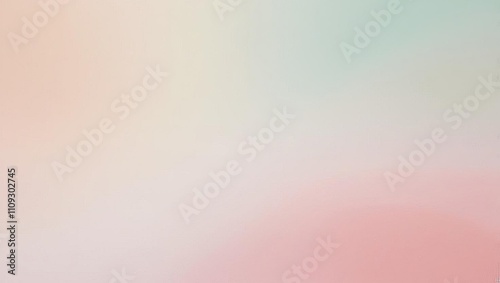 Soft Gradient Background: Gentle transitions of pastel colors forming a calming, understated abstract background.
 photo