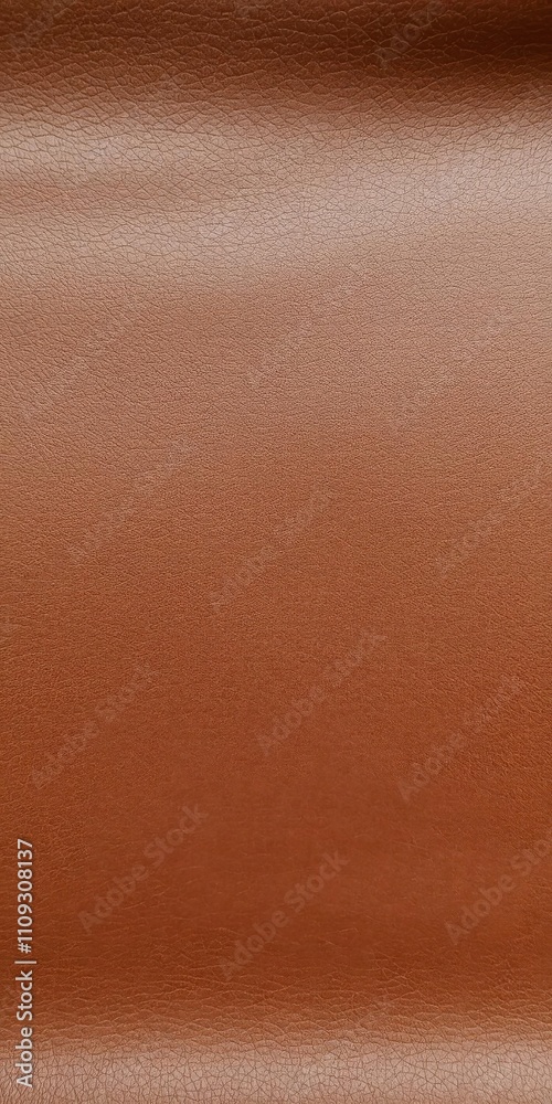 Fototapeta premium Brown leather texture background with natural grain and rich color variations, background, grain