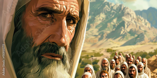 Abrahamic Promise: The Fulfillment of God's Covenant with Abraham - Imagine a scene where God fulfills His promise to Abraham, blessing all nations through his seed, Jesus Christ