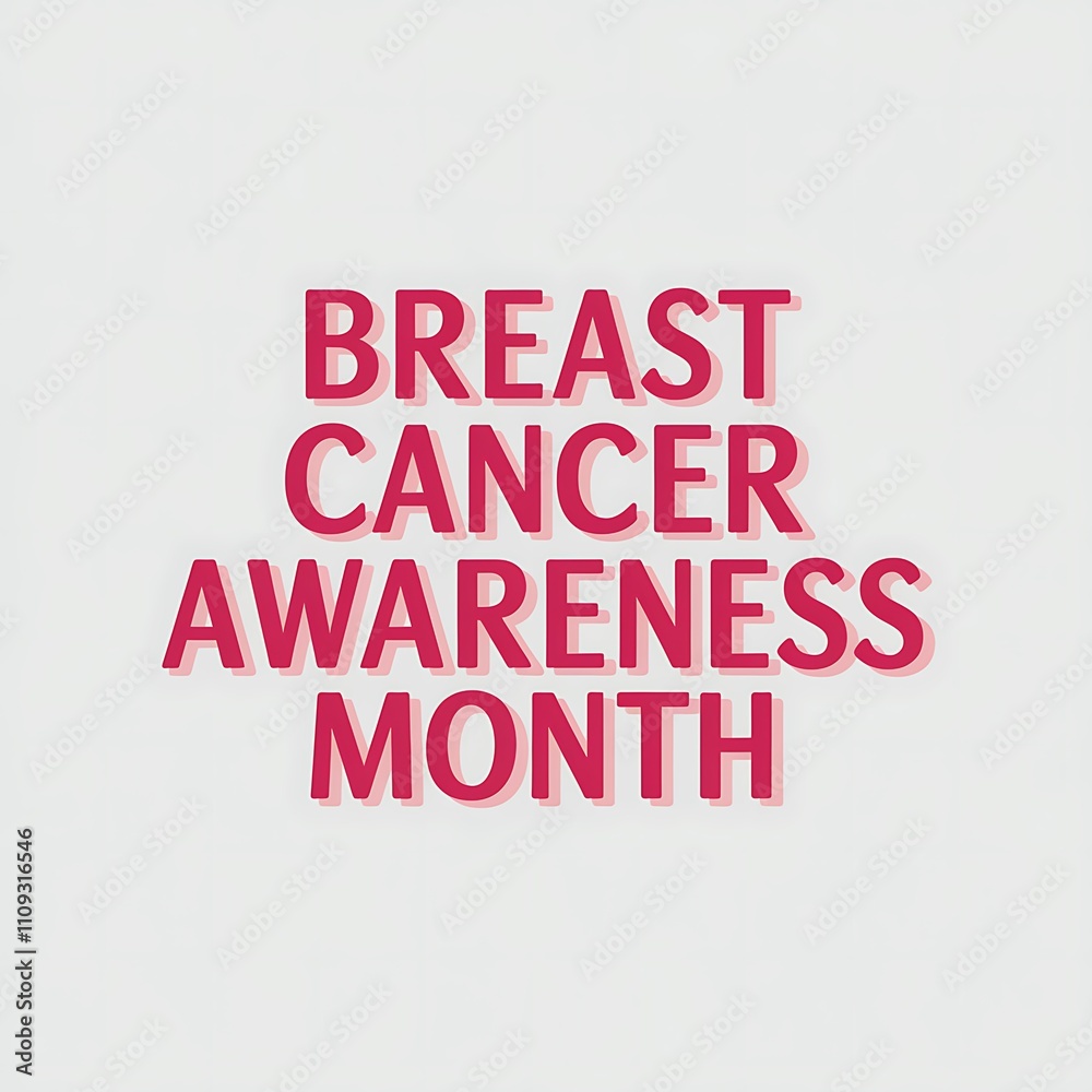 Breast Cancer Awareness Month Announcement Breast Cancer Awareness Month Announcement