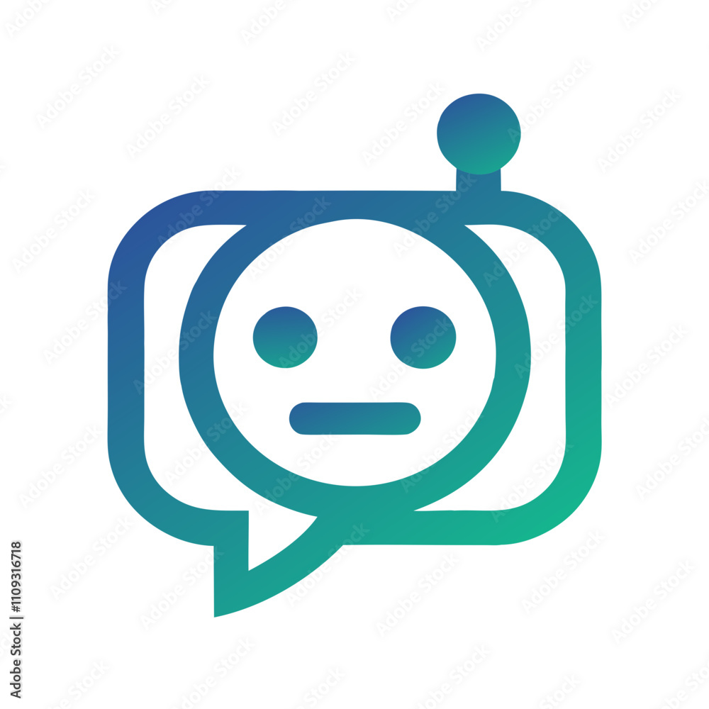 Chatbot logo icon vector Chatbot logo icon vector