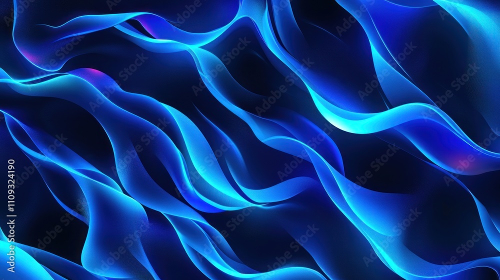 Fototapeta premium Abstract Blue Waves
