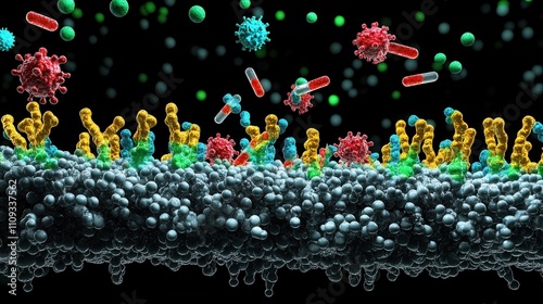 Molecular Visualization of Antiviral Drug Interactions