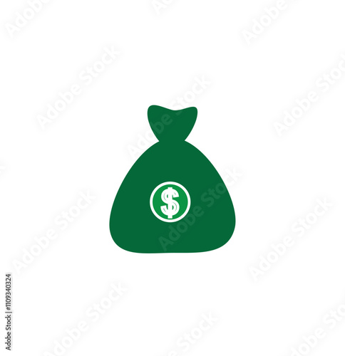 Print Flat dollar icon.Money. Line Icon Vector. Payment system. Coins and Dollar cent Sign, Cash Icon Set a various kind of money. dollar icon, money icon