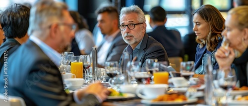 Keynote Speaker Inspiring Business Leaders at Networking Breakfast