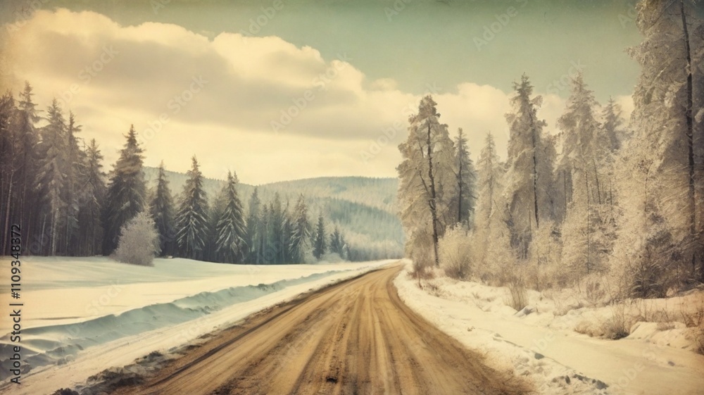 sunset in the mountains