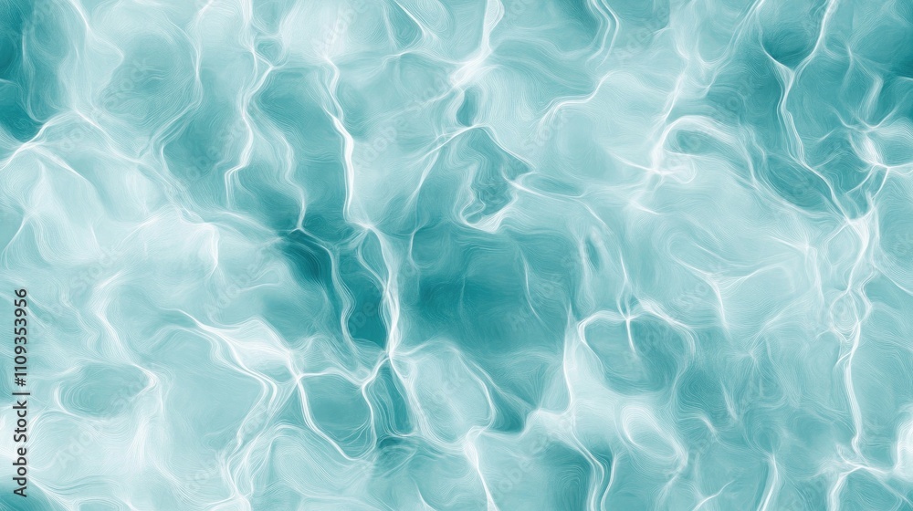 Seamless pattern featuring soothing water texture with gentle ripples perfect for background design
