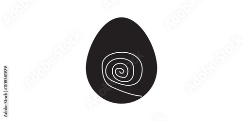 Print Transparent PNG available
Easter egg vector. Happy Easter hunt symbol. April spring holiday sign. Easter day element. Holiday decorative egg for ester. Vector illustration