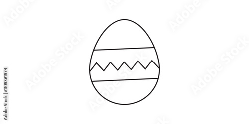 Print Transparent PNG available
Easter egg vector. Happy Easter hunt symbol. April spring holiday sign. Easter day element. Holiday decorative egg for ester. Vector illustration