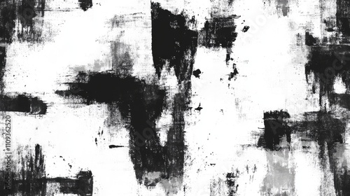 Wallpaper Mural Grunge seamless pattern in black and white tones artistic backdrop for modern design projects Torontodigital.ca