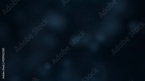 Falling magical blue particles of dust or sparkles. Glowing sparkles background. Christmas light, magic spray. Blurred motion. Video 4k.