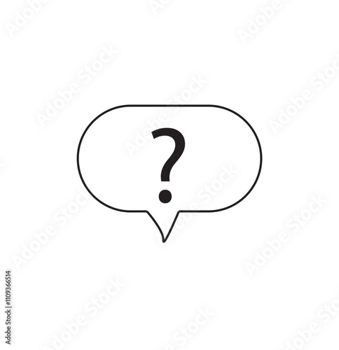 questions suggestions comments, icon outline