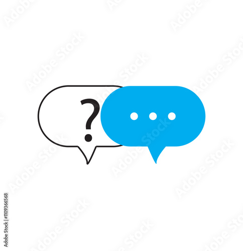 questions suggestions comments, icon outline