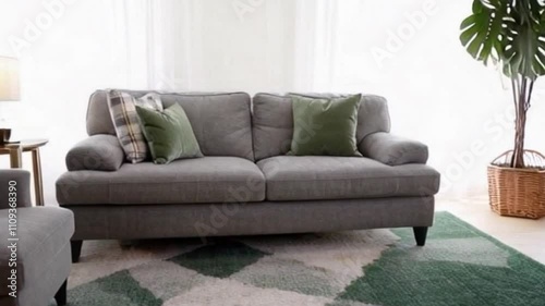 Modern sofa under the Living Room.