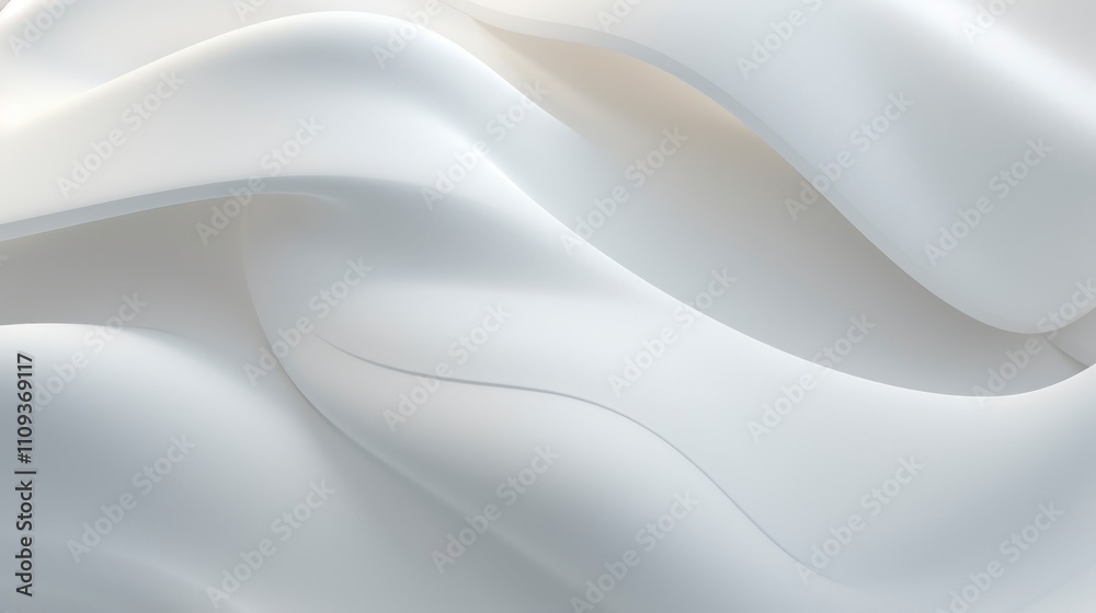 Naklejka premium Abstract wavy background. 3d illustration.