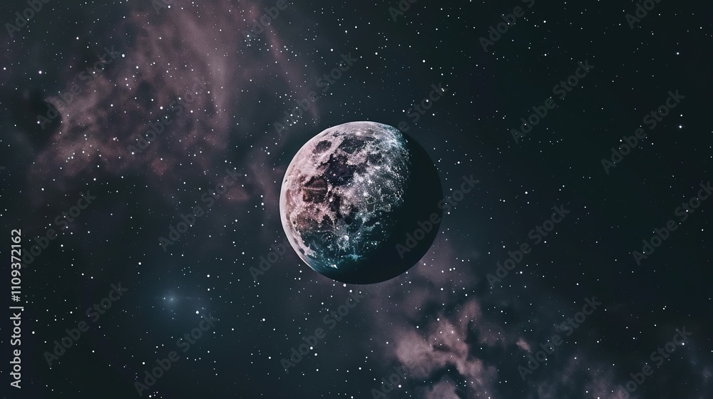 Obraz premium Space Planet Abstract Creative Background