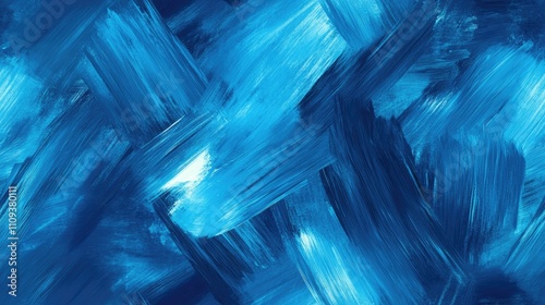 Seamless acrylic texture pattern in vibrant blue perfect for ocean themed wallpaper design photo