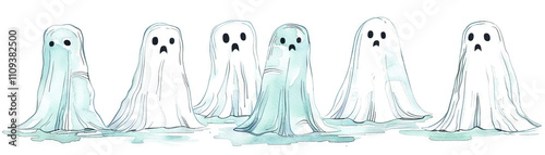 Ghosts are the echoes of past injustices: Visualize ghostly figures standing in silent protest, their presence a reminder of past wrongs that must be acknowledged and rectified.