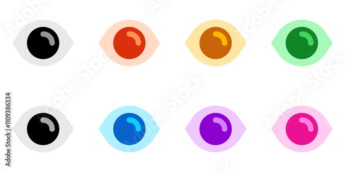 Editable vector show password eye visibility icon. Part of a big icon set family. Perfect for web and app interfaces, presentations, infographics, etc